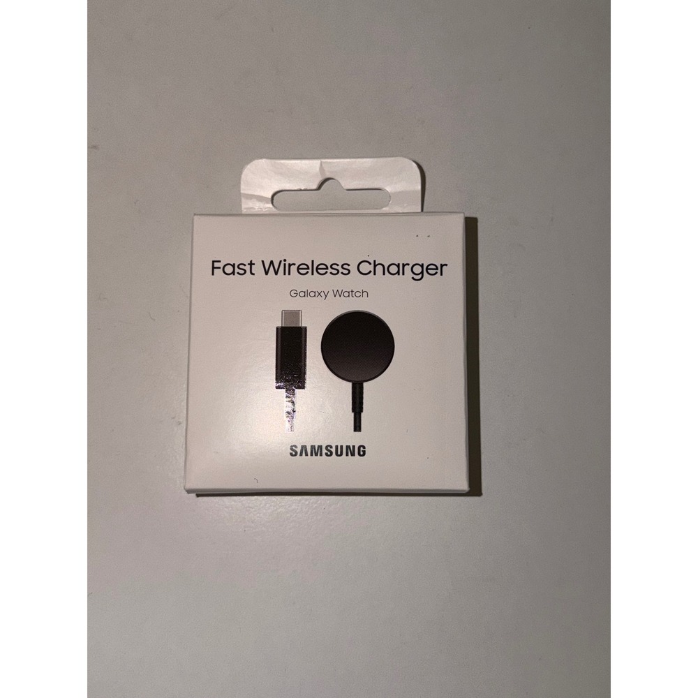 Samsung Galaxy Watch Fast Wireless Charger USB-C Magnetic Charging Pad Black NEW